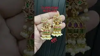 jhumkas#jewellery #ytshorts #onegramgold #imitationjewellery