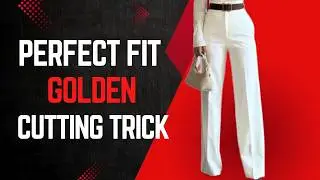 Customize a Ready Pattern for Pants👖Cutting Trick That Prevents Twisting
