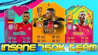750K SQUAD BUILDER FIFA 19 | BEST 750K HYBRID FIFA 19 | FIFA 19 SQUAD BUILDER!!