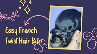 DIY: How to Make an Easy French Twist Hair Bun