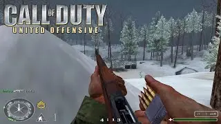 Call of Duty: United Offensive (2004) - PC Gameplay (Offline Bots)