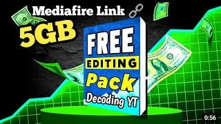 Decoding YT | Free Editing Materials Only 1 Mediafire 5+GB 💯🆓