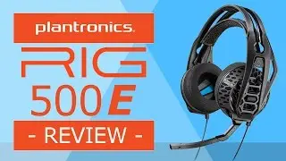 Plantronics RIG 500 E Headset Review / Unboxing (PS4 / PC / MOBILE)