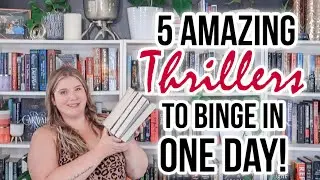 THRILLER BOOK RECOMMENDATIONS 2022 | THRILLERS TO BINGE IN ONE SITTING!