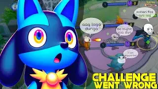 LUCARIO'S ALL ROUNDER ONLY CHALLENGE WENT WRONG IN SOLO QUEUE 🤒 | POKEMON UNITE