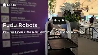 Pudu Robots at the 32nd TERRA WORTMANN OPEN in Germany