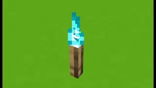 Blue Torch (soul torch placed w/ particles) Green Screen