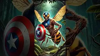 Marvel Superheroes Animal Hybrid Fusions🥶🧬#shorts #marvel