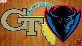 Georgia Tech vs DePaul Emerald Coast Classic College Basketball Live Game Cast & Chat