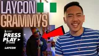 Laycon GRAMMYS Performance! &ldquo;All Over Me&rdquo; Press Play AMERICAN REACTION! Nigerian Music 🇳🇬💡🔥