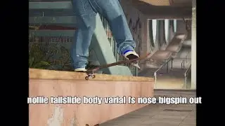 Nollie fs tail body varial fs nose slide bigspin out