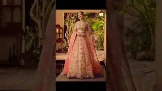 bridal dress in peach color #viral #youtubeshorts #trendingshorts