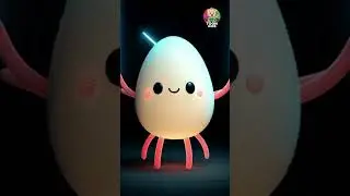 Flying Egg Adventure 🥚✨ | Fun 3D Kids Animation on Alien Planet #cartoon #animation #funny #cute