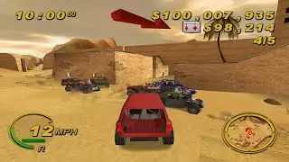 Smuggler's Run - Messing With The AI on Desert (PS2/PCSX2)