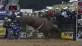 Mudslinger bucks Ross Coleman - 04 PBR Oklahoma City
