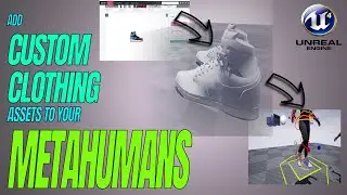 Tutorial | How to add custom clothing onto Metahumans in Unreal Engine using Blender| Import NIKES