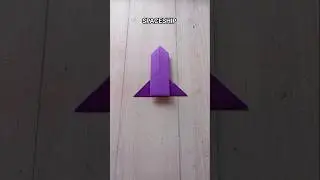 SPACE SHIP ORIGAMI DEDICATED TO SUNITHA WILLIAMS| HOW TO MAKE SPACESHIP CRAFT| ARTWORK