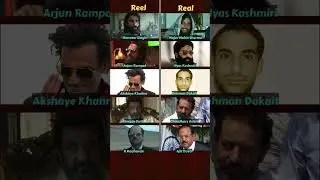 Dhurandhar Movie Cast | Reel vs Real | | Ranveer Singh | Akshaye Khanna | Sanjay Dutt | R Madhavan