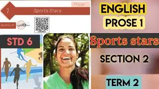 Sports stars 6th English prose | Sports stars English prose