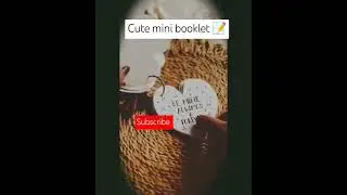 Cute mini booklet #art #viralvideo #shortsvideo #trending #art #shorts #music
