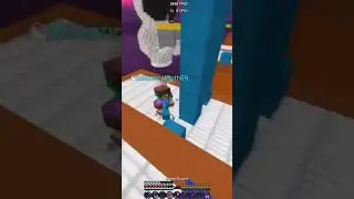 Insane Block Ladder Clutch! 🤯 #shorts #bedwars #minecraft