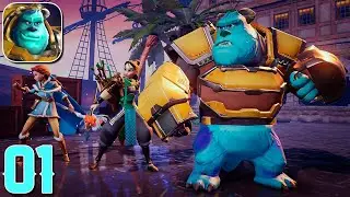 Disney Mirrorverse - Gameplay Walkthrough Part #1 (Android & iOS) Disney Pixar Action RPG!
