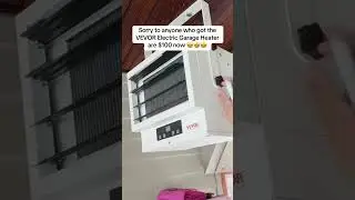 VEVOR Electric Garage Heater Review: Features and Remote Control Functionality
