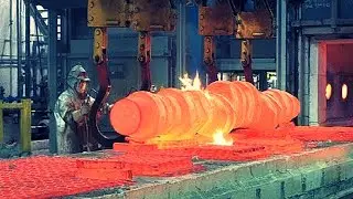 Amazing Manufacturing Process Of The Biggest Crankshaft And Incredible Modern Technology in Factory