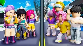 GRANICA PODZIELIŁA NA ZAWSZE HUNTRIX I SAJA BOYS w Roblox Brookhaven (Kpop Demon Hunters)