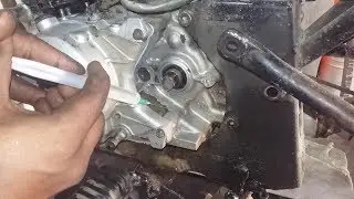 reparar partidura  del motor por la cadena