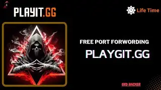 lifetime free port forwarding Using Playit.gg