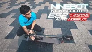 BAWA SCOOTER LISTRIK NAIK MRT! | NINEBOT KICKSCOOTER ES2 INDONESIA