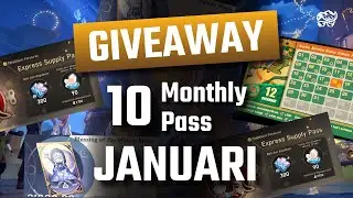 Giveaway 10 Monthy Pass Januari