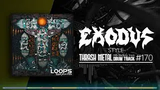 Thrash Metal Drum Track / Exodus Style / 200 bpm
