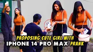 Proposing Cute Girl With iPhone 14 PRO MAX Prank | Kovai Kusumbu | Kovai 360*