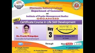 Happiness Management - Ms Prachi Vakapaijan