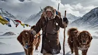 A silent bond between an old woman and her dogs