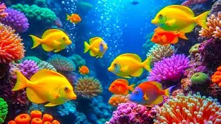The Best 4K Aquarium -  Calming Music, Healing Music For The Heart, And Blood Vessels #7