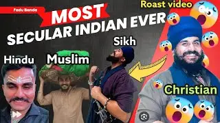 most secular indian ever || vicky Thomas singh roast || Fadu banda 😎