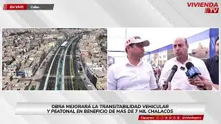 MINISTRO DE VIVIENDA Y ALCALDE DEL CALLAO PRESENTAN OBRAS DE RENOVACIÓN DE LA AV. TOMÁS VALLE