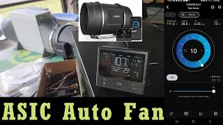 Setting Automatic Fan Controls for ASIC with AC Infinity Inline Fan