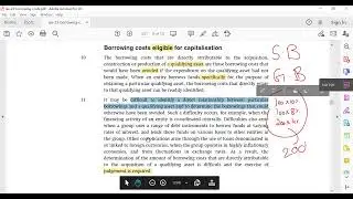 IAS23   Borrowing cost Borrowing cost eligible for capitalisation