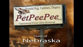 State of Nebraska Drapery Cleaning from Urine Odor & Stains | PetPeePee&reg;