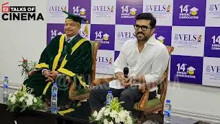 Actor Ram Charan receiving Doctorate At Vels University 14th Annual Convocation