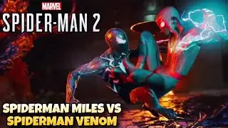 Spiderman Miles Morales VS Spiderman Peter Parker (Venom) - Spiderman 2