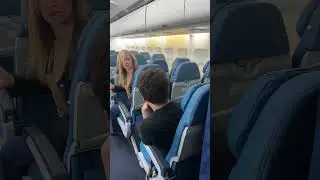 CREEPY PASSENGER on the plane 😳