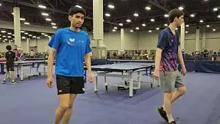 Zakria 2172 (usatt) vs Louis 2236 - Open Group56 - 2025 US Open