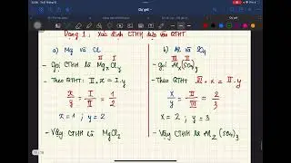 KHTN 7 - Ôn tập HK1 - Xác định CTHH dựa vào QTHT