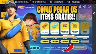 FUI O PRIMEIRO A PEGAR O EMOTE DO CHOPPY CUTS GRÁTIS NO FREE FIRE, COMO COMPLETAR O EVENTO!