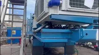 Motor MTU Bifuel 70% Gas Flaring operando en Equipo de Fractura